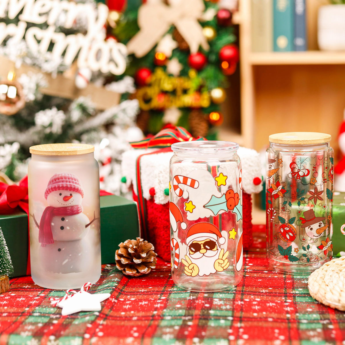 Joyclub 16 oz cups suit iced coffee, tea, smoothies and more.