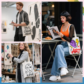 Joyclub polyester tote bag demonstrates durability and washability for reuse