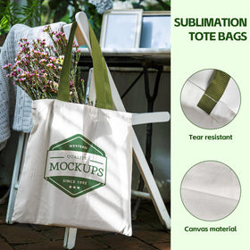 Joyclub sublimation-friendly blank bags ready for heat transfer vinyl.