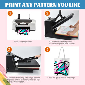 Joyclub sublimation canvas bag ideal for screen printing and painting projects