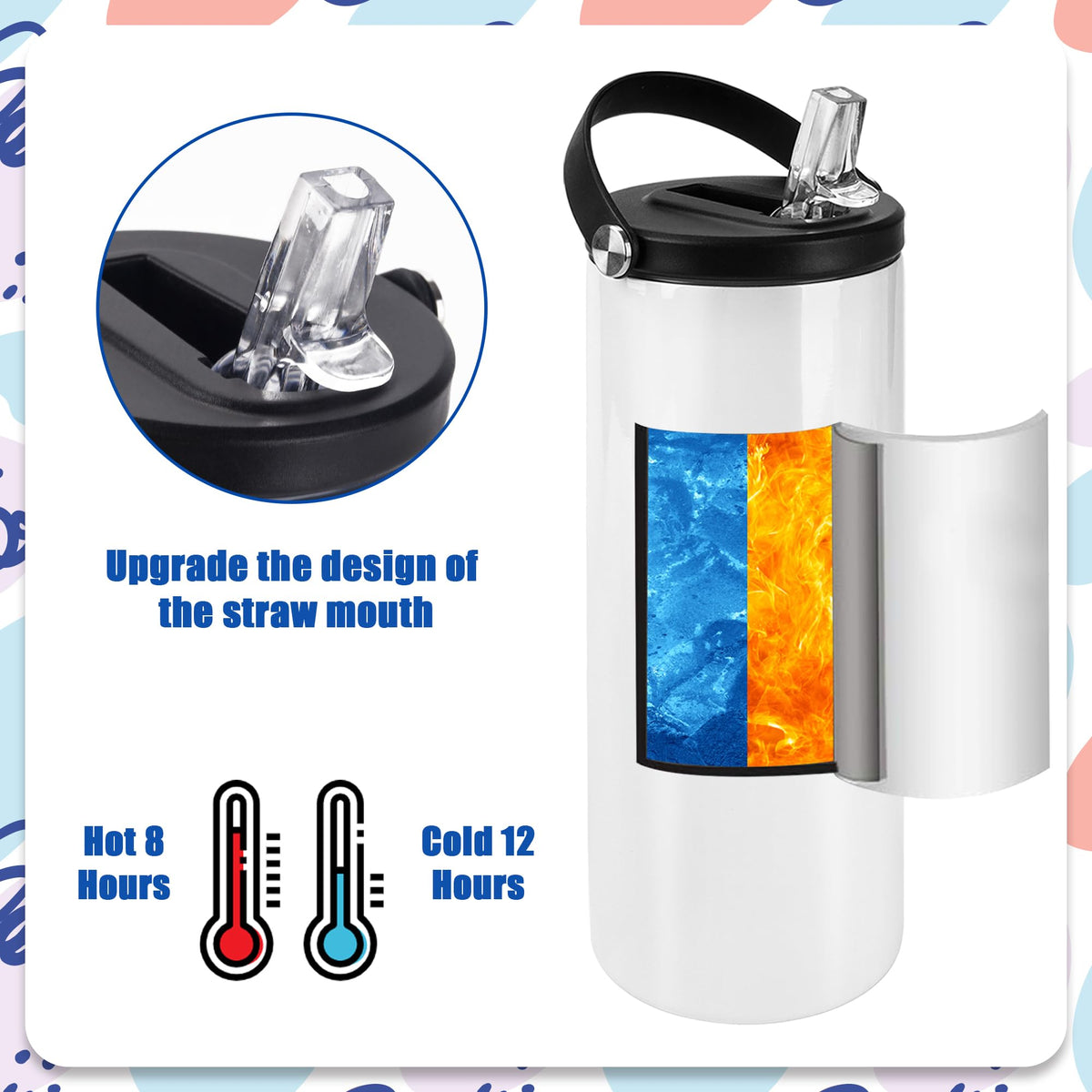 Joyclub sublimation coating close-up highlights bright, fade-resistant prints.