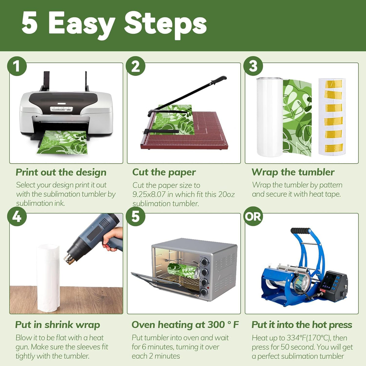 Joyclub compatible with heat press or oven sublimation methods