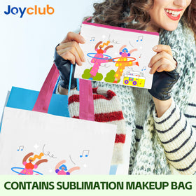 Joyclub tote bag used as grocery bag with reusable eco-friendly appeal.