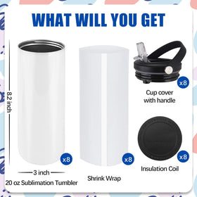 Joyclub tumbler lids and straws set enables easy hydration on the go.