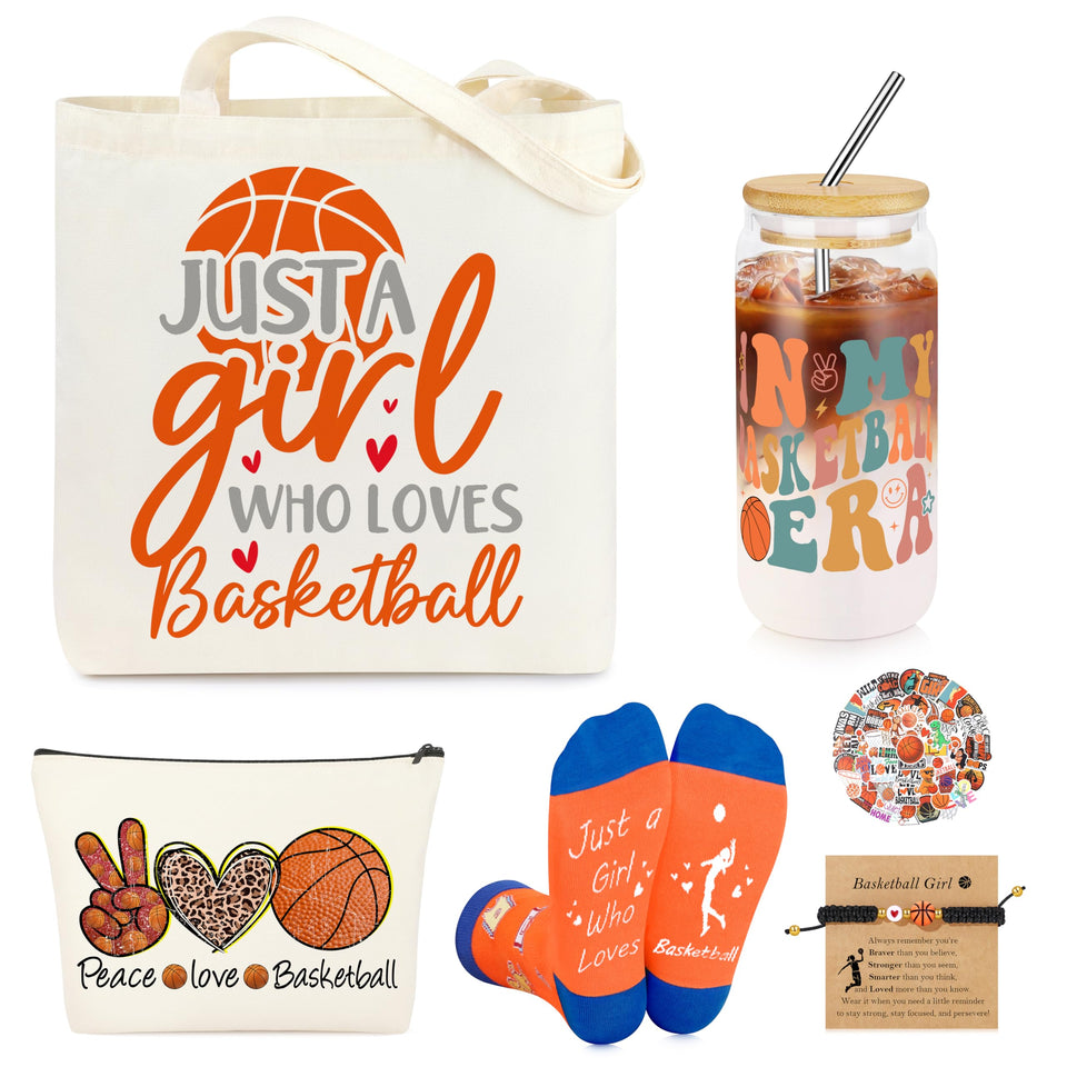 JoycuFF basketball gift glass cup for hydration during practice and games