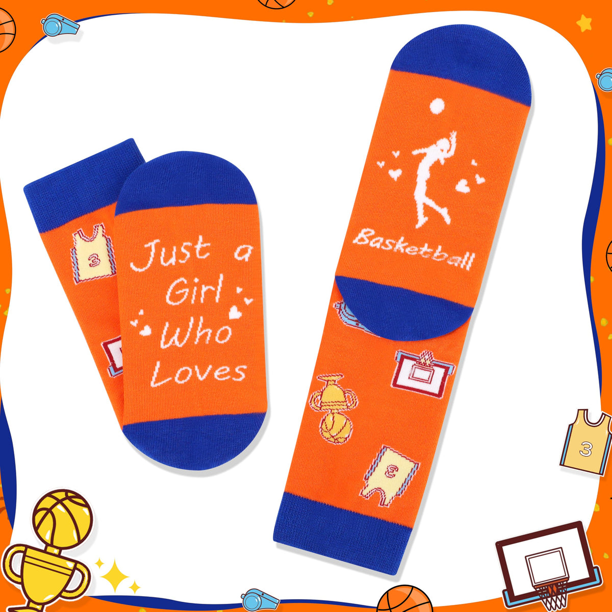 JoycuFF basketball gift stickers for notebooks and bottles