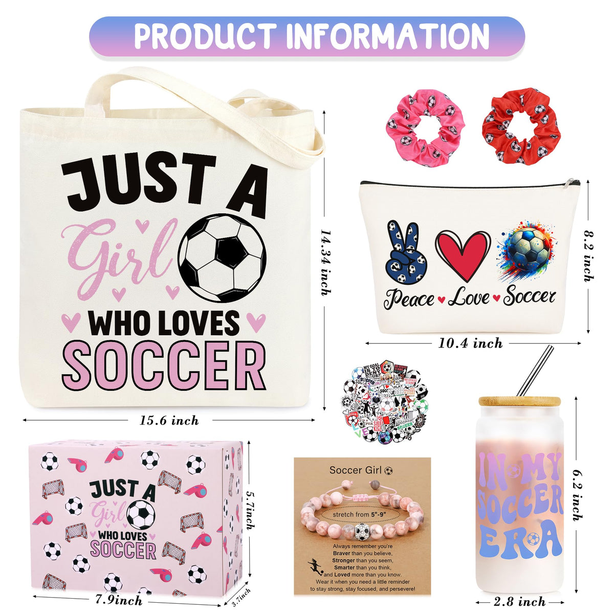 JoycuFF makeup bag soccer set a sleek pouch to organize essentials on the go.