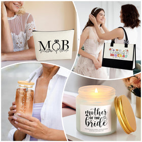 JoycuFF mother-of-the-bride gift set provides a memorable wedding keepsake
