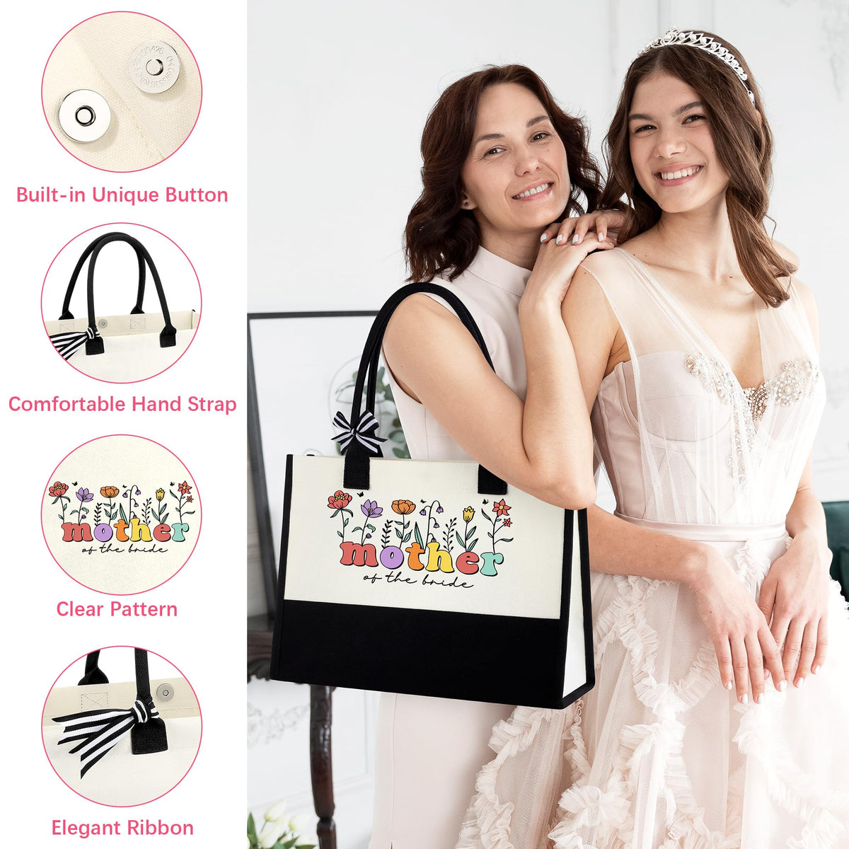 JoycuFF stylish cosmetic pouch keeps essentials organized during events