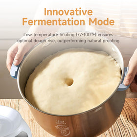 JOYDEEM dough maker blade head detachable for thorough cleaning.
