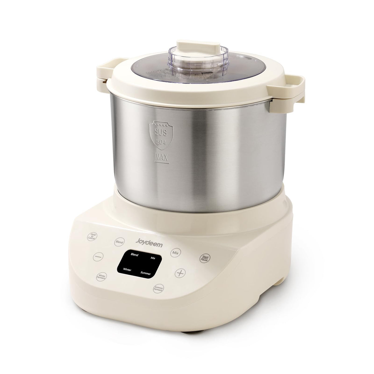 Joydeem electric dough maker 9.5qt bowl ready for smooth kneading.