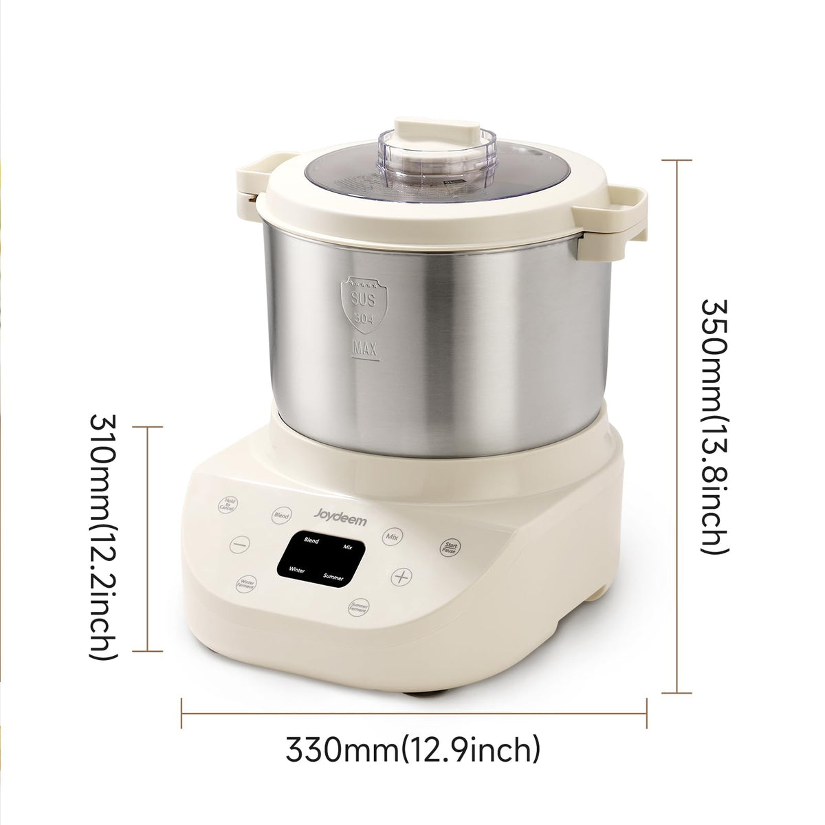 Joydeem silicone suction cups stabilize the base during operation.