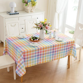 Joyfol Day waterproof buffalo plaid detail showing color and durability