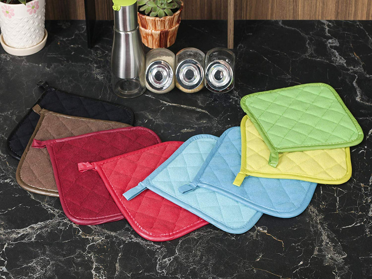 Joyhalo gift-ready pot holders shown as a practical kitchen gift.