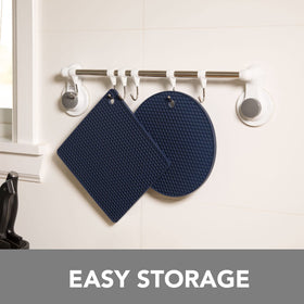Joyhalo silicone jar opener grip pad on a trivet for easy tasks.