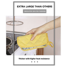 Joyhalo non-slip pot holders provide a secure grip on heavy pots.