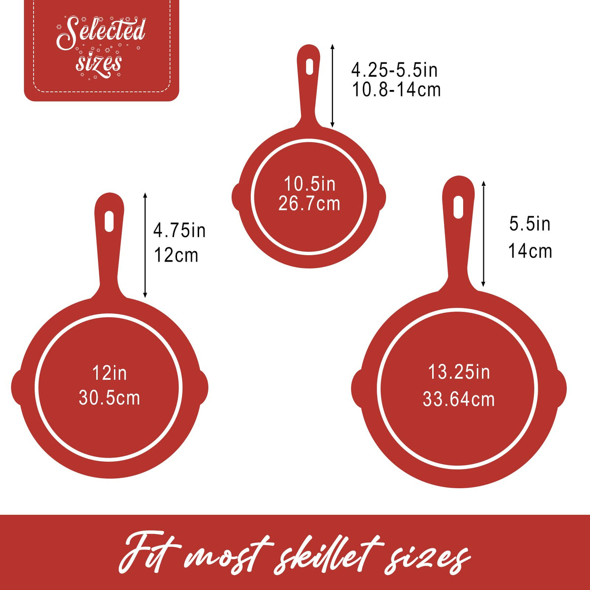 Joyhalo pack of 6 silicone handle covers helps protect multiple pots and pans.