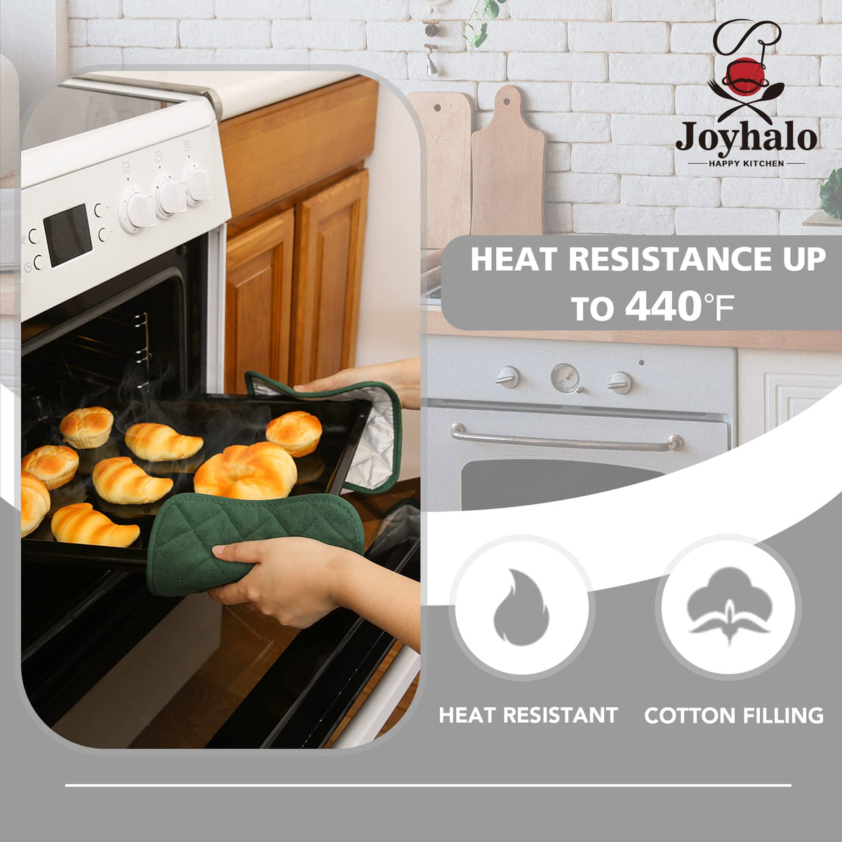 Joyhalo pot holder with hanging loop ready for easy storage