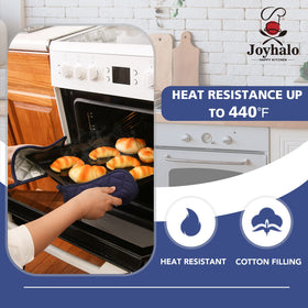 Joyhalo quilted padded heat pad oven close-up illustrating durable heat protection