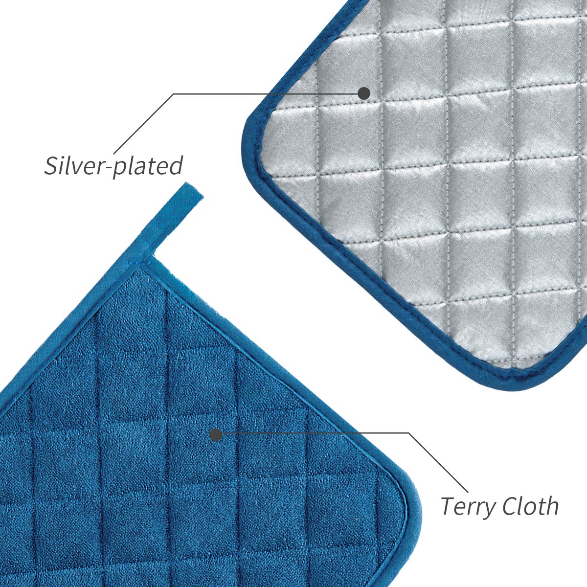 Joyhalo quilted padded oven mitts offer comfortable handling for baking tasks.