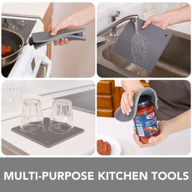 Joyhalo trivet with hanging hole allows easy storage and quick access.