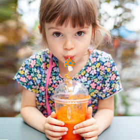Joyhaven vibrant colorful straws add festive flair to every cup
