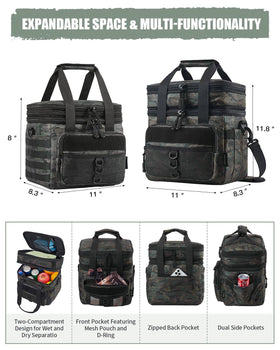 JOYHILL 18 L leak-proof lining close-up indicating secure spill protection