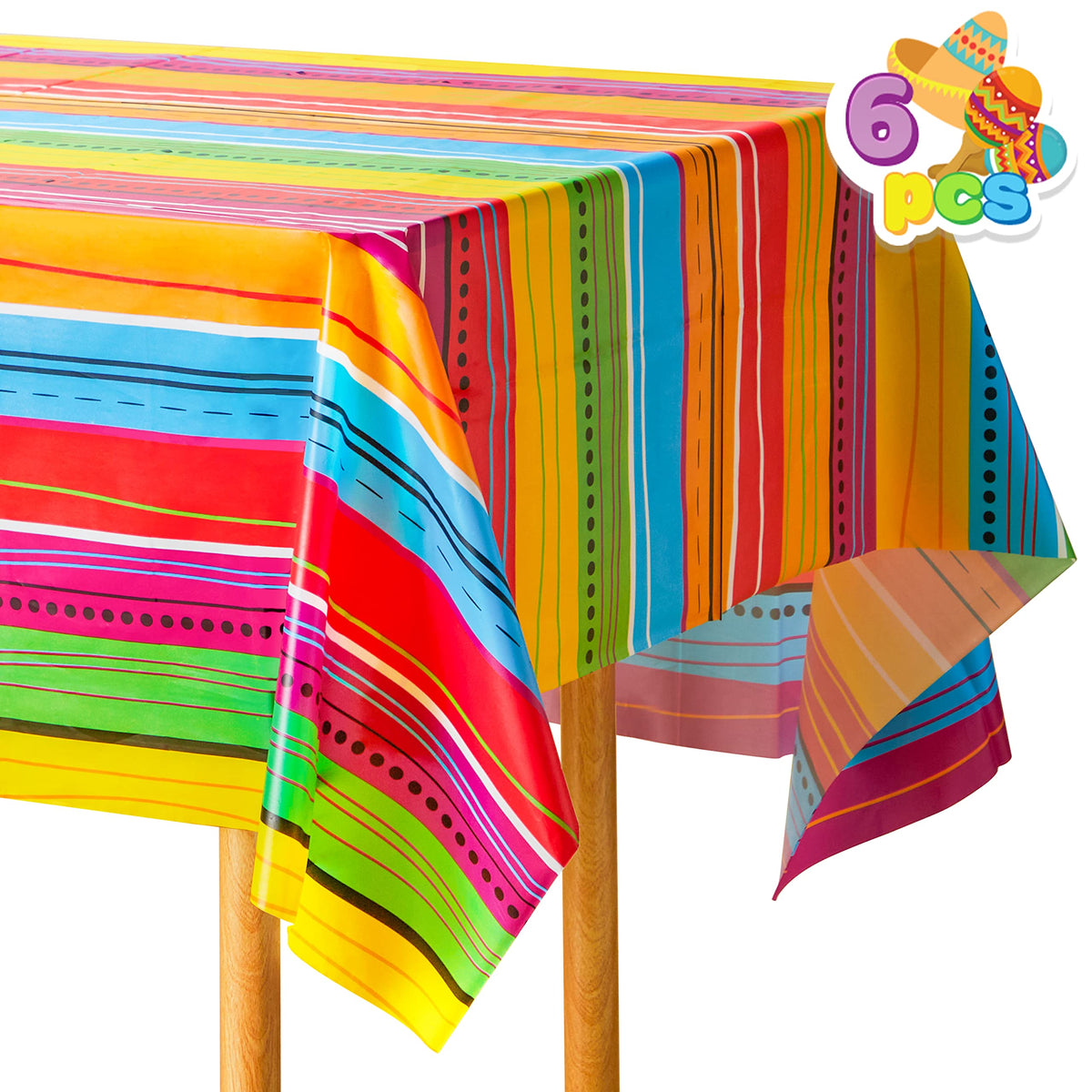 JOYIN Cinco de Mayo printed tablecover adding festive color for fiesta dining