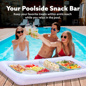 JOYIN easy-to-inflate and deflate serving bars for quick setup.
