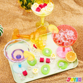 JOYIN polystyrene disposable margarita cups offer lightweight party convenience.