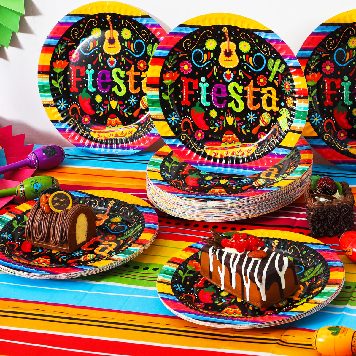 JOYIN taco night plates ready for a casual dinner and easy cleanup.