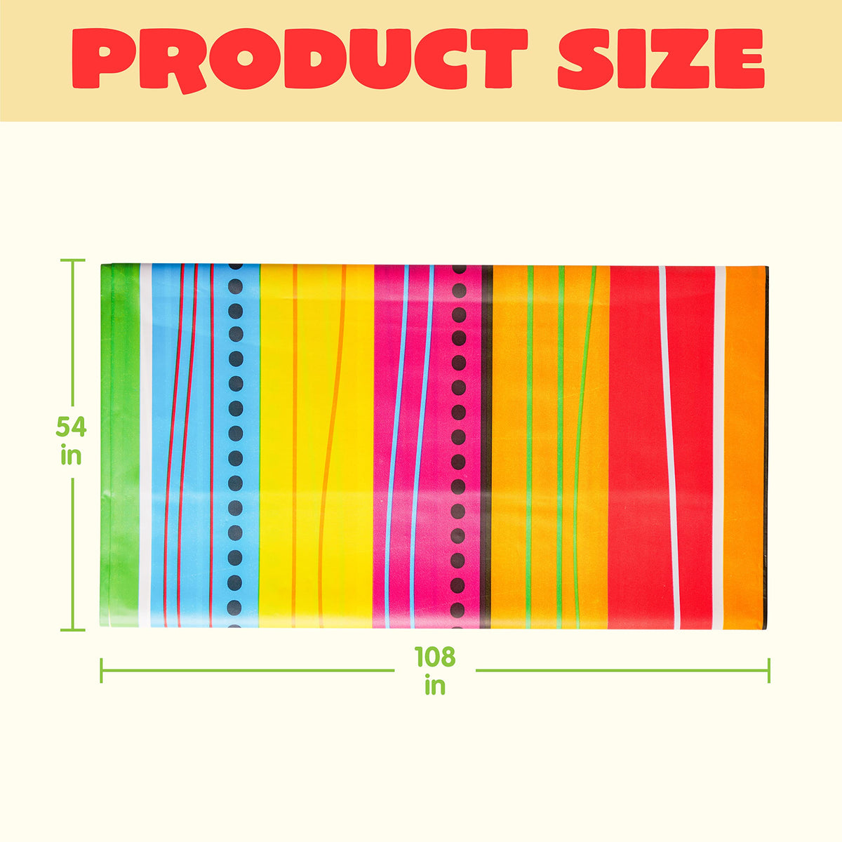 JOYIN taco-night tablecover creates cohesive decor for casual gatherings