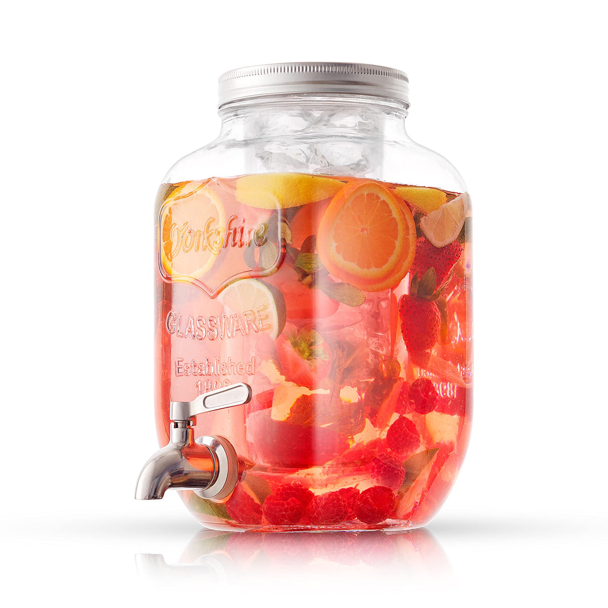 JoyJolt 1-Gallon Dispenser with spigot for easy, mess-free serving.