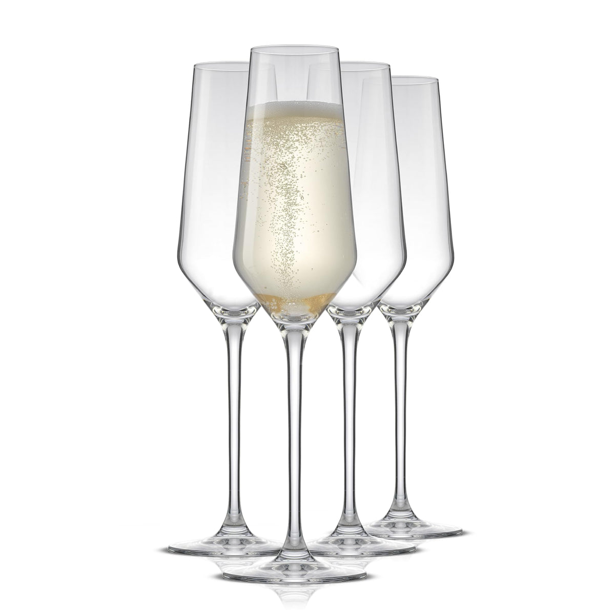 6.7 oz capacity shown for versatile Prosecco, sparkling wine, and cocktails.