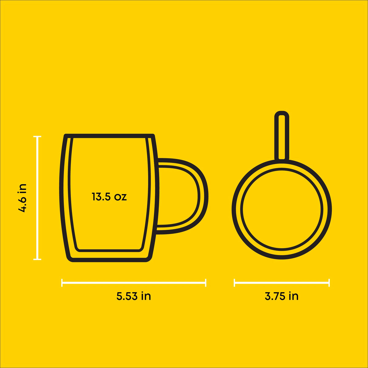 JoyJolt Aroma mug with double-wall insulation keeps hot or cold beverages at the right temperature.