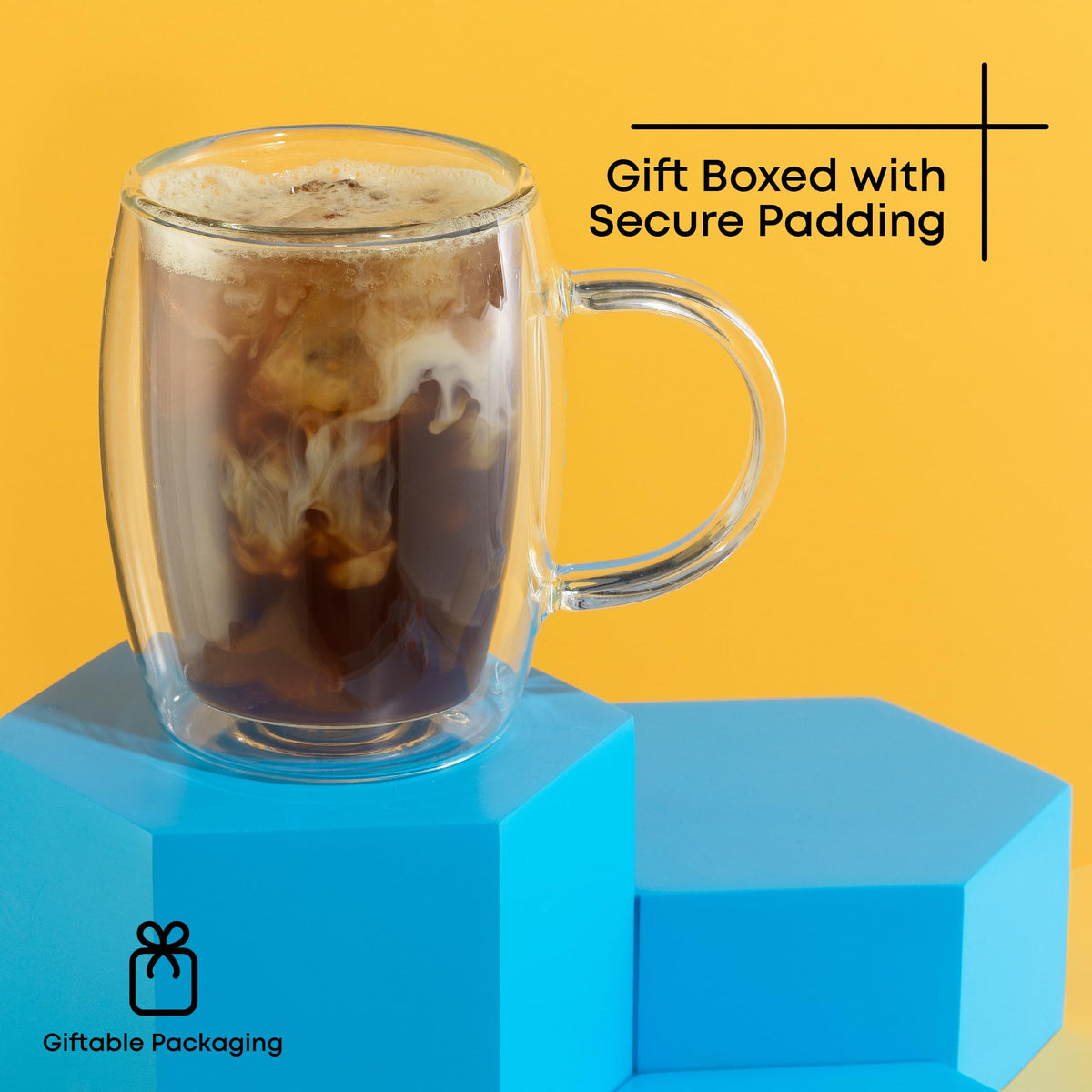 JoyJolt Aroma mug provides heat protection, keeping hands comfortable.