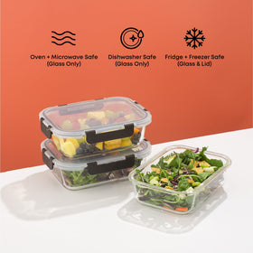 JoyJolt dishwasher-safe glass containers simplify cleanup after meals.