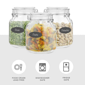 JoyJolt dishwasher-safe glass jar for easy cleaning