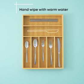 Durable bamboo construction from JoyJolt supports daily use.