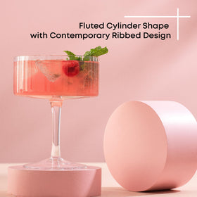 JoyJolt Elle durable yet delicate glassware feels sturdy and light in hand.