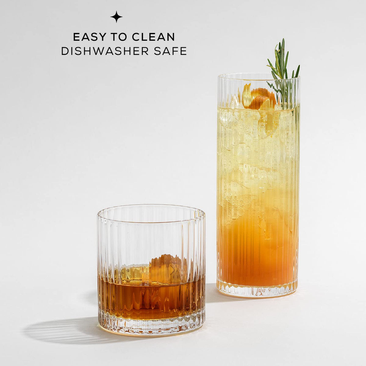 JoyJolt Elle modern vintage design elevates daily sipping and special occasions.