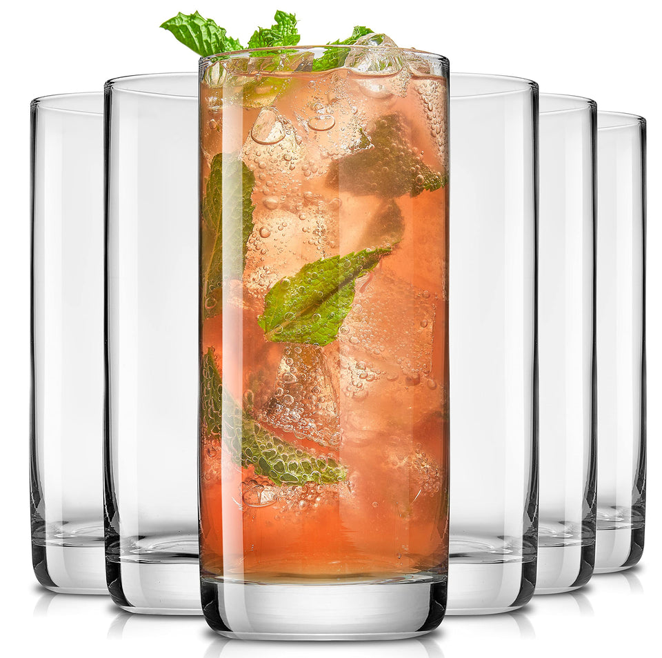 JoyJolt Faye 13oz highball glass designed for ice-filled cocktails