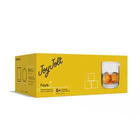 JoyJolt Faye set of 6 in gift box ready for thoughtful occasions.
