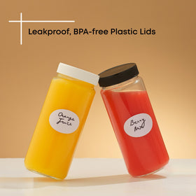 JoyJolt fridge and freezer safe bottles keep beverages fresh.