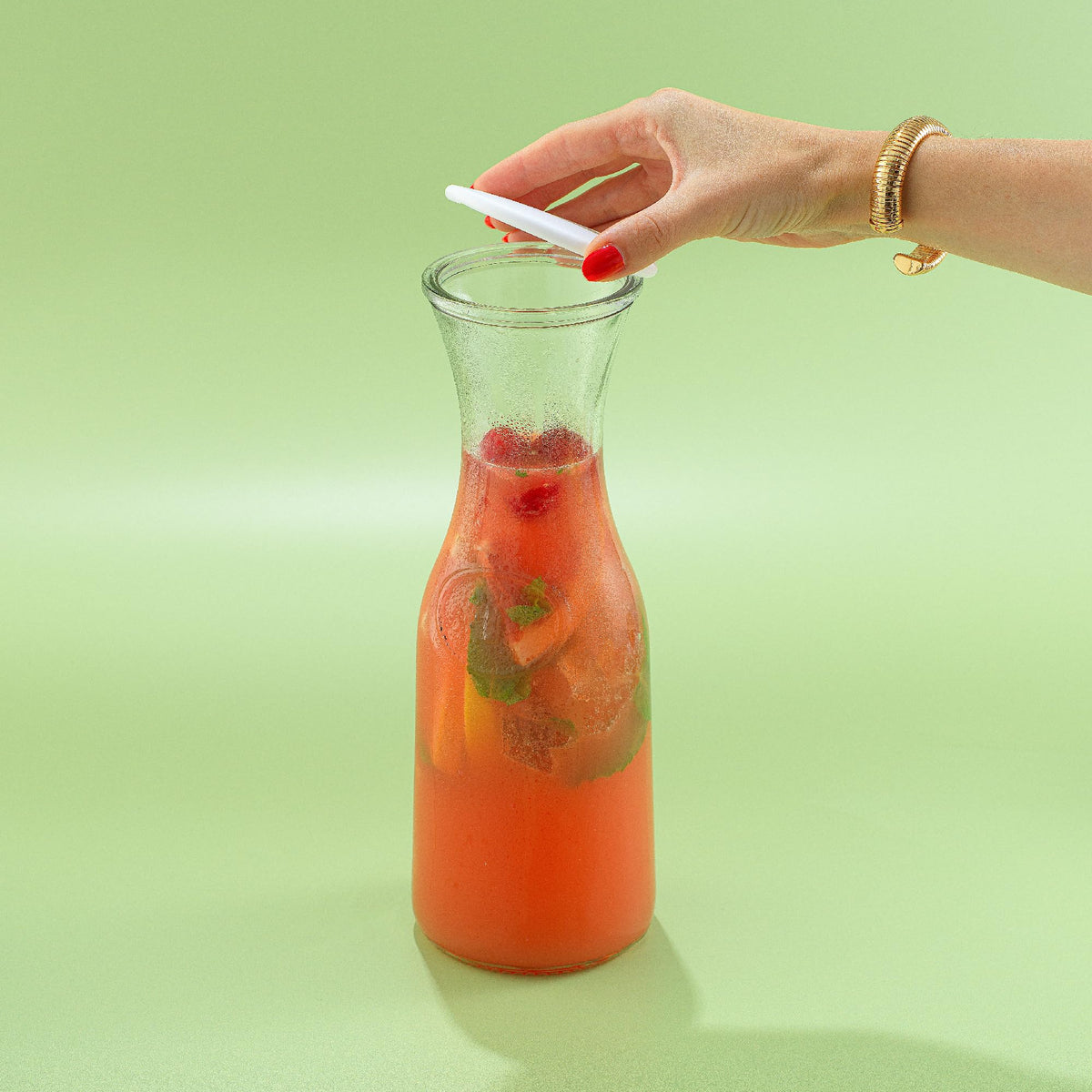 JoyJolt glass carafe color lids mix adds party-ready style