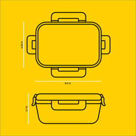 JoyJolt glass storage container with leakproof lid prevents spills for lunches.