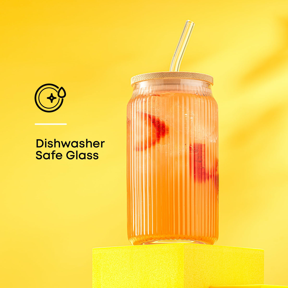 JoyJolt glass straws enhance sipping with lead-free precision.
