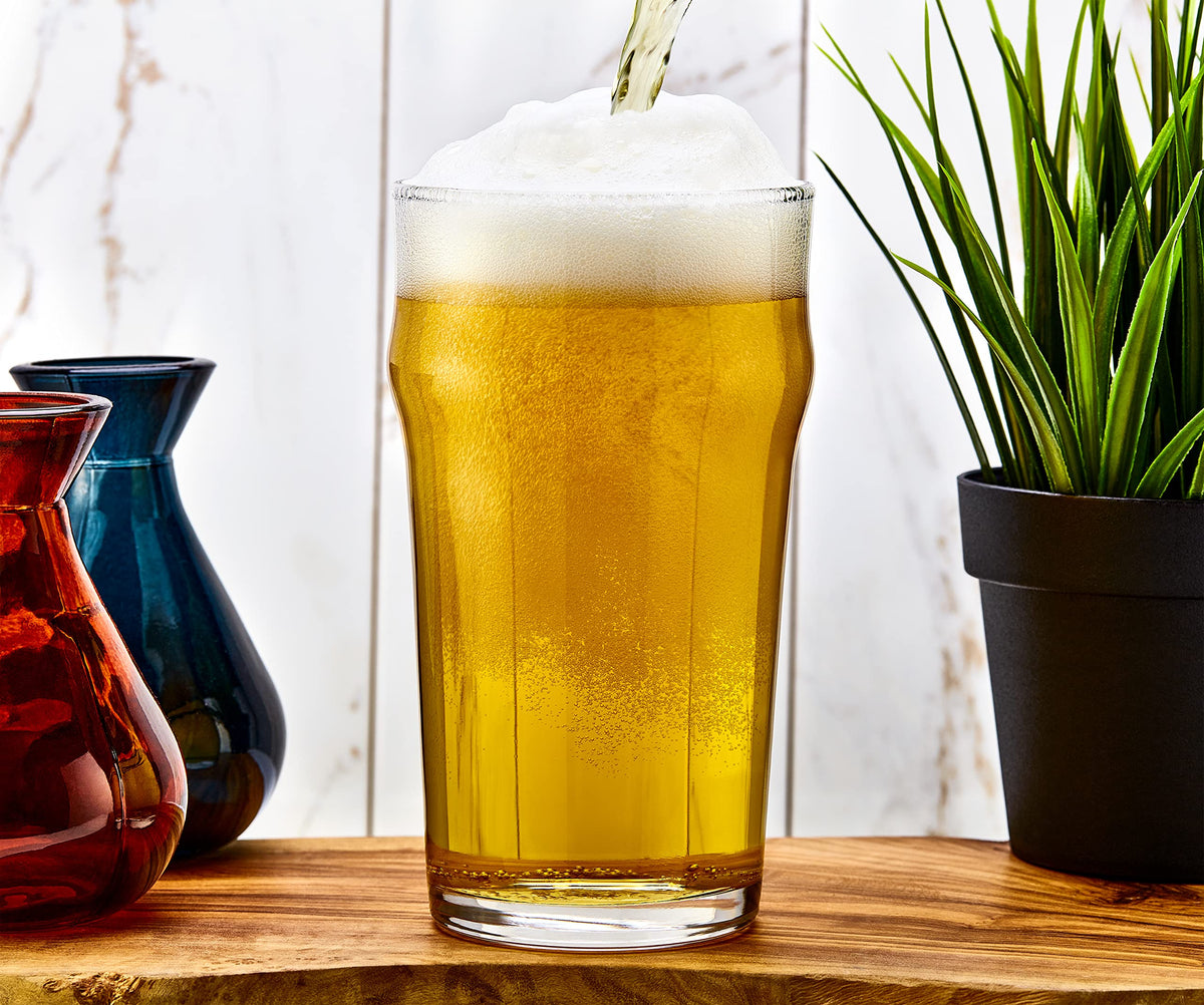 JoyJolt Grant 19oz beer glass versatile for Guinness and IPAs