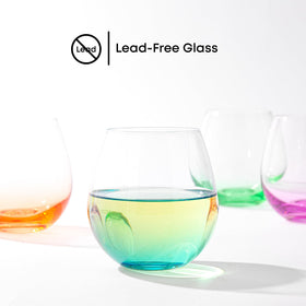 JoyJolt Hue glasses inside gift box ready for gifting and celebrations.
