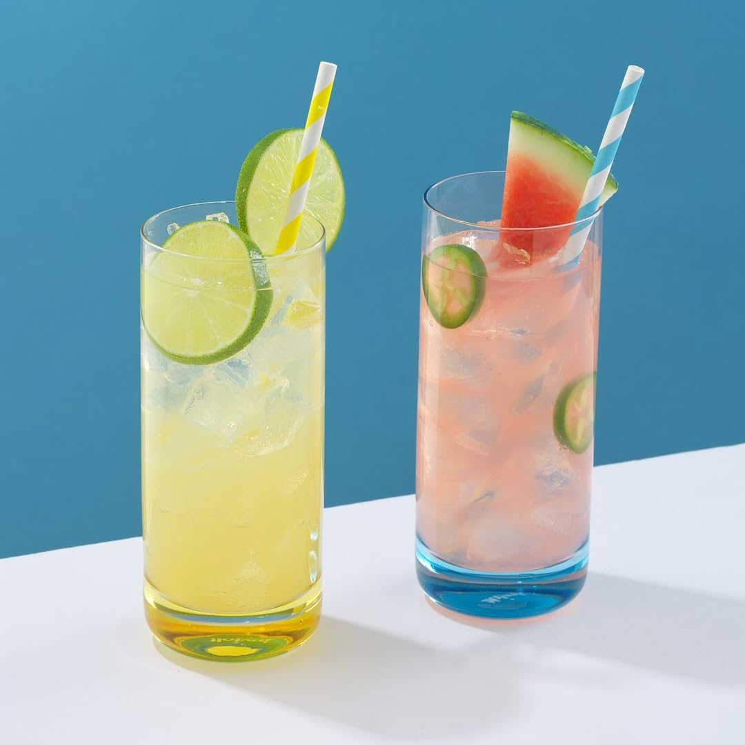 Gift-ready JoyJolt Hue glass set ideal for celebrations and housewarming gifts.